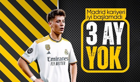Arda Güler'in Real Madrid kariyeri kötü başladı! İspanyol basınından 3 ay sakat iddiası