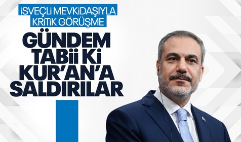 Bakan Fidan, İsveçli mevkidaşı ile görüştü