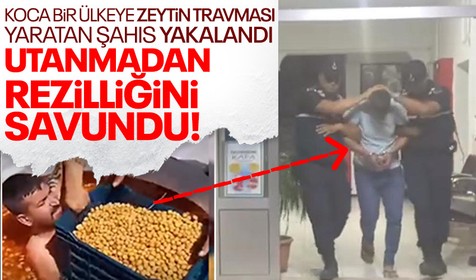 Zeytin tankında çıplak yüzmüştü: İfadesi şoke etti!