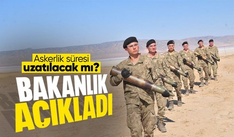 MSB: "Askerlik hizmet süresinin uzatılmasına yönelik yapılan bir çalışma yoktur"