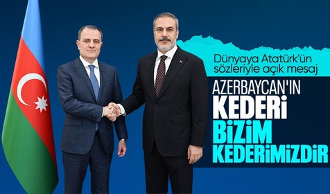 Dışişleri Bakanı Hakan Fidan Azerbaycanlı mevkidaşı Bayramov ile bir araya geldi