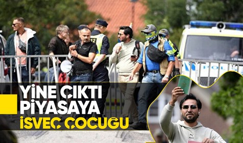 İsveç alçak saldırıya yine göz yumdu! Irak göçmeni Salwan Momika yine Kur'an-ı Kerim yaktı
