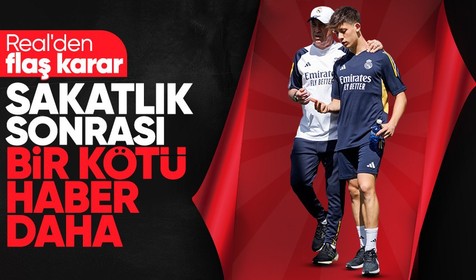 Real Madrid'den Arda Güler kararı! Sakatlık sonrası bir kötü haber daha