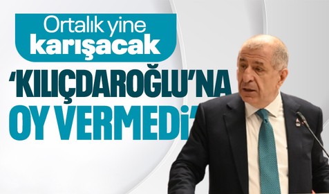 Özdağ ilk kez açıkladı: Kılıçdaroğlu'na oy vermediler