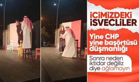 CHP'li Tarsus Belediyesi'nden çocukların izlediği tiyatro gösterisinde cinsel senaryo! İslami değerler ayaklar altına alındı