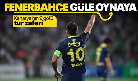 Fenerbahçe Zimbru'yu 4-0 mağlup ederek bir üst tura yükseldi!