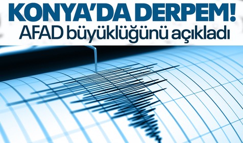 Son Dakika: Konya Selçuklu'da 5 büyüklüğünde deprem!