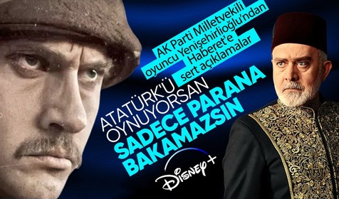 Oyuncu Vekil Bahadır Yenişehirlioğlu'ndan, Disney Plus'ın Atatürk dizisi kararına sert tepki! Sessiz kalan Aras Bulut İynemli'yi de eleştiri yağmuruna tuttu