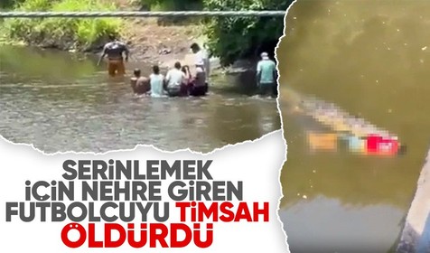 Serinlemek için nehre giren Kosta Rikalı futbolcu timsah saldırısında öldü