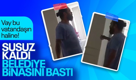 34 gündür susuz kalan vatandaş isyan etti