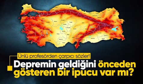 Prof. Dr. Süleyman Pampal'dan çarpıcı açıklama! Depremin geldiğini önceden gösteren bir ipucu var mı?