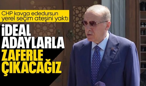 Son Dakika: Cumhurbaşkanı Erdoğan'dan Yerel Seçim açıklaması