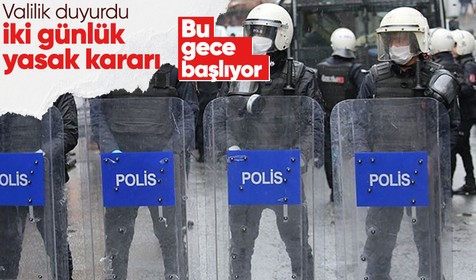Van Valiliğinden iki günlük yasak kararı! Bu gece başlıyor