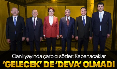 Gelecek Partisi ve DEVA ile ilgili çarpıcı sözler: Kapanacaklar