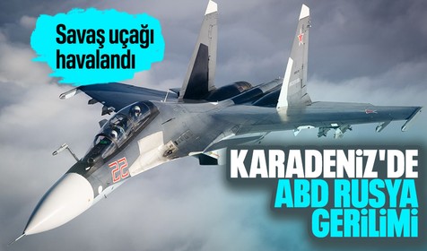 Rus savaş uçağı ABD'ye ait İHA tespit edince havalandı