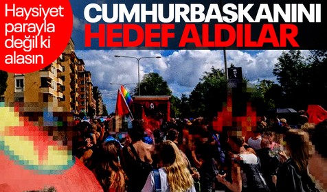 İsveç'te alçak provokasyon: Cumhurbaşkanı Erdoğan hedeflerinde!