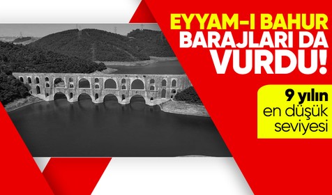 Eyyam-ı Bahur barajları da vurdu! Doluluk yüzde 40'ın altında