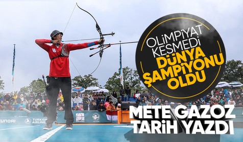 Olimpiyat sonrası şimdi de dünya şampiyonluğu! Mete Gazoz tarih yazıyor