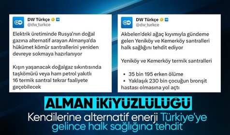 Alman DW'den ikiyüzlülük! Kendilerine "alternatif" Türkiye'ye gelince "sağlığa tehdit"