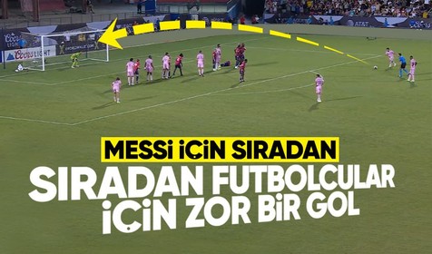 Inter Miami'nin yıldızı Messi'den nefis frikik golü! Dallas ağlarını sarstı