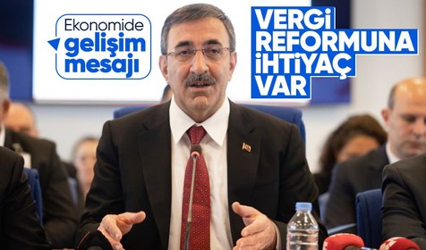 Cumhurbaşkanı Yardımcısı Cevdet Yılmaz'dan ekonomide gelişim mesajı! Gıda ve konut fiyatları açıklaması