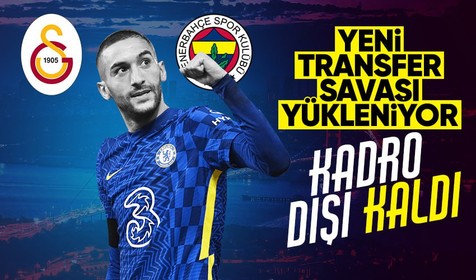 Fenerbahçe ve Galatasaray'ın istediği Hakim Ziyech kadro dışı kaldı