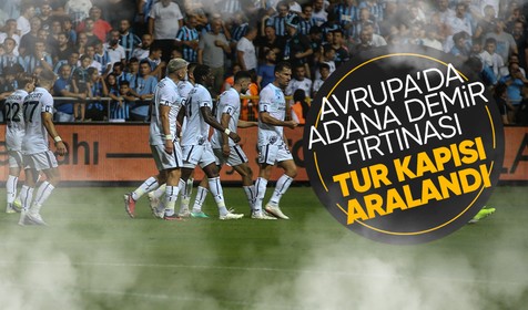 Adana Demirspor Osijek'i farklı mağlup ederek tur kapısını araladı!