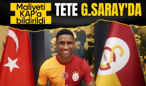 Galatasaray'dan bir transfer daha! Tete resmen Aslan oldu
