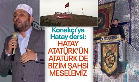 Cuma hutbesinde Halil Konakçı'ya Hatay dersi! Türk toprağıdır
