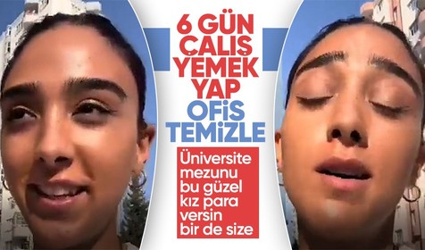 5 yıllık iş deneyimi olan iktisat mezunu genç, "Bana temizlik ve yemek yapmam teklif edildi."