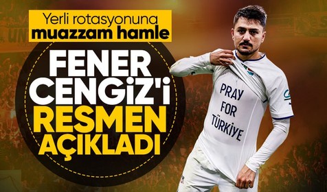 Fenerbahçe'den milli hamle: Cengiz Ünder resmen açıklandı