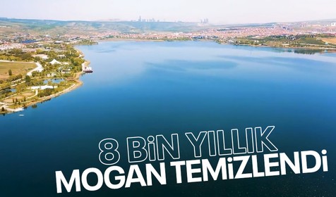 8 bin yıllık Mogan Gölü temizlendi! 3,5 milyon metreküp dip çamur çıktı