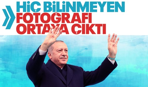 Gazeteci Zafer Şahin, Cumhurbaşkanı Erdoğan'ın hiç bilinmeyen fotoğrafını paylaştı!