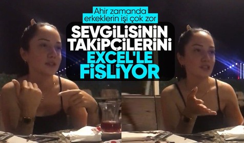 Erkekler bu dünya için fazla masum! Genç kadın erkek arkadaşını bakın nasıl takip ediyormuş?