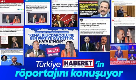 Haberet gündemi belirledi: Türkiye Haberet'in Mehmet Sevigen röportajını konuşuyor