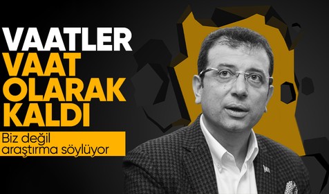 İBB'ye yönelik çarpıcı açıklamalar: Ekrem İmamoğlu vaat ettiklerinin yüzde 96'sını gerçekleştirmedi