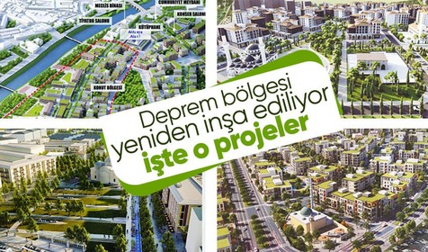 İşte asrın felaketinde yıkılan illerin yeni yüzü! Projeler ortaya çıktı | Yöresel dokuya uygun engelli dostu...