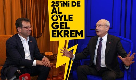 Kemal Kılıçdaroğlu Ekrem İmamoğlu'na resti çekti! 25 ilçe al karşıma gel
