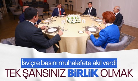 İsviçre basını muhalefete akıl verdi: Tek şansınız yeniden birlik olmak