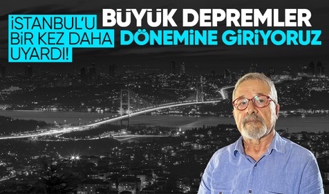 Naci Görür'den İstanbul açıklaması: Büyük depremlerin oluşmaya başlayacağı dönemlere giriyoruz