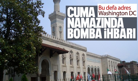 Cuma namazı sırasında yapılan bomba ihbarı panik yarattı