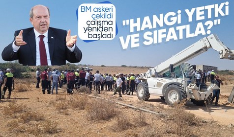 Son Dakika: KKTC'de yol gerginliği | Ersin Tatar'ın "Hangi yetki ve sıfatla?" çıkışı sonrası BM'den 'derhal çekilin' çağrısı!