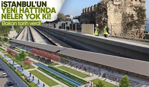Sirkeci- Kazlıçeşme Raylı Sistem Hattı test sürüşüne katılan Bakan Uraloğlu hattın yıl sonuna kadar işletmeye alınacağını duyurdu