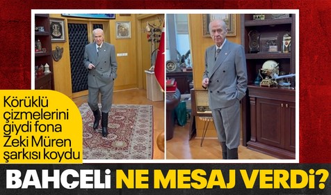 Devlet Bahçeli, Zeki Müren'in 'ağlama sevdam' şarkısı ile körüklü çizmelerini paylaştı, herkes hikayesini merak etti! İşte Bahçeli'nin verdiği mesaj