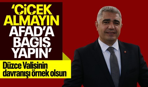 Düzce Valisi Aslan'dan örnek alınacak davranış