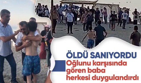 Öldü sandığı oğlunu karşısında gören babanın gözyaşları yürekleri dağladı! O anlar saniye saniye kaydedildi