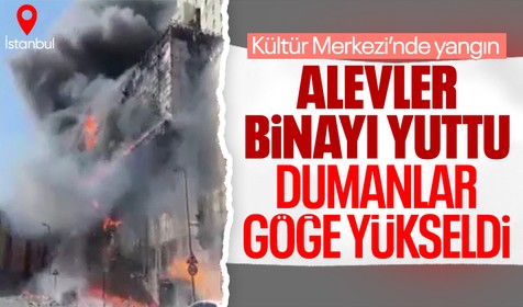 Son Dakika: Esenyurt Şehit Erol Olçak Kültür Merkezi'nde yangın! Klima arızası bir binayı küle çevirdi