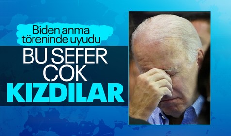Yangının çıktığı Hawaii'ye giden ABD Başkanı Joe Biden toplantıda uyuyakaldı