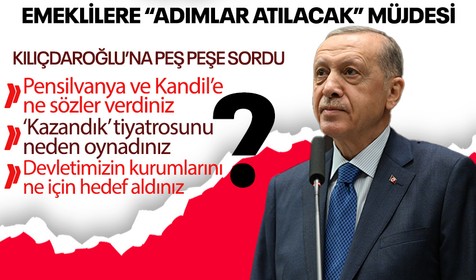 Cumhurbaşkanı Erdoğan'dan AK Parti Genel Merkezi'nde önemli açıklama! Emeklilere müjdeyi verdi