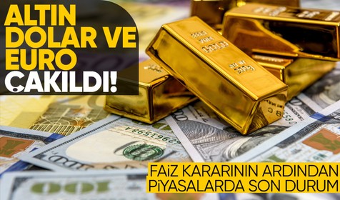 Son dakika! TCMB faizi 750 baz puan yükseltti! Faiz kararının ardından piyasalarda son durum: Altın, dolar ve euro çakıldı!